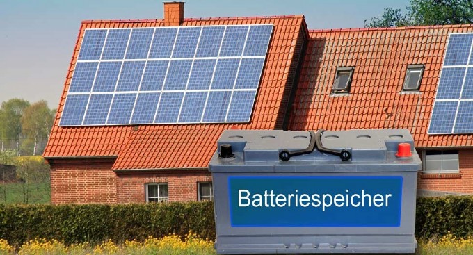 Illustration einer Photovoltaikanlage